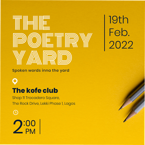 19 Feb. 2022, The Poetry Yard