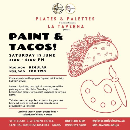 17 Jun. 2023, Paint & Tacos – Abuja