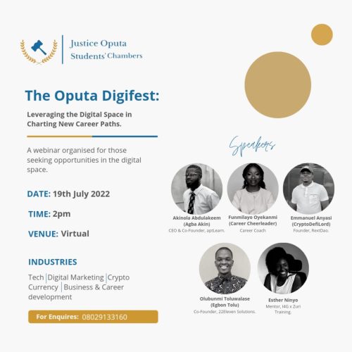 19 Jul. 2022, The Oputa DigiFest (T.O.D)