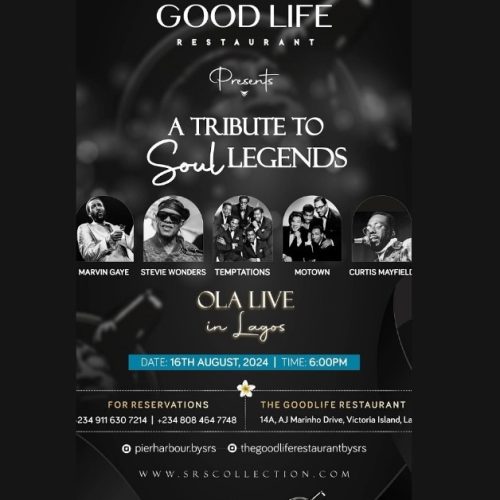 16 August. 2024,  A Tribute to Soul Legends- Ola Live In Lagos