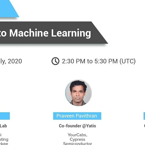 19 Jul. 2020, Introduction To Machine Learning