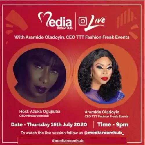 16 Jul. 2020, With Aramide Oladoyin, CEO TTT Fashion Freak Events