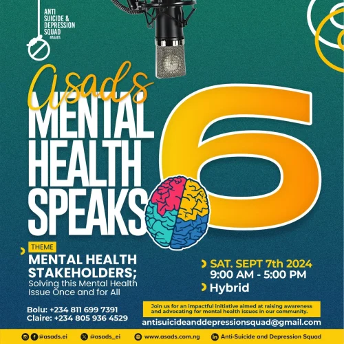 07 Sep. 2024, Mental Health Speaks