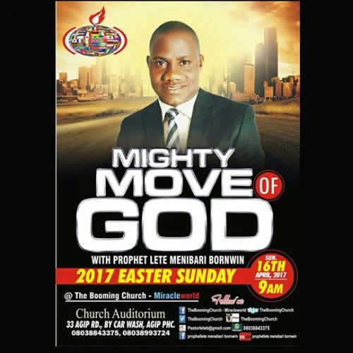 16 Apr. 2017, Mighty Move of God – Port Harcourt