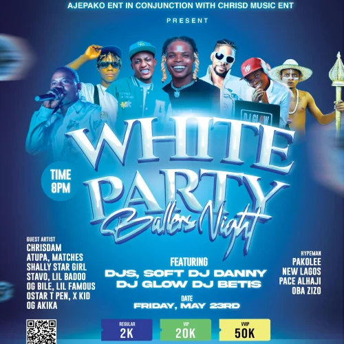 23 May 2025, White Party Ballers Night