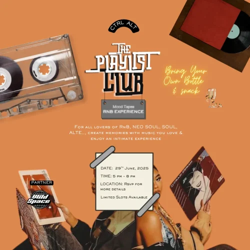 29 Jun. 2025, The Playlist Club: Mood Tapes RNB Experience