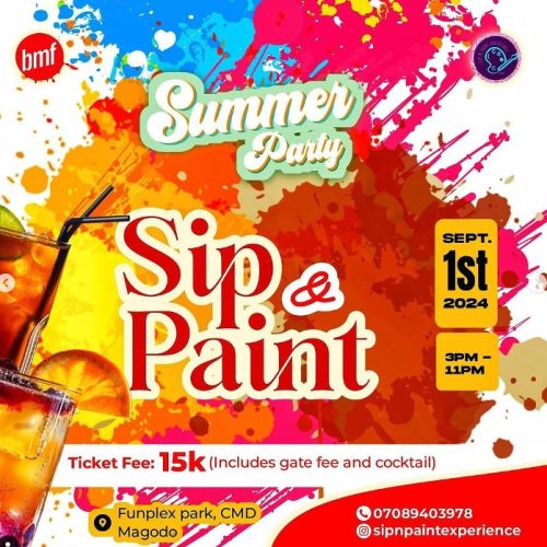 01 Sep. 2024, Summer Party- Sip & Paint