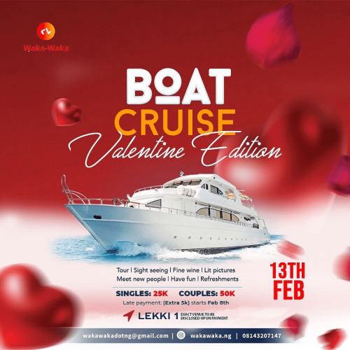 13 Feb. 2022, Boat Cruise Valentine’s Edition