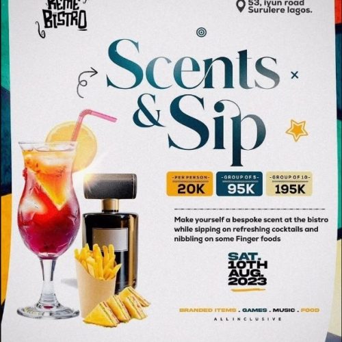 10 August. 2024, Scents and Sip