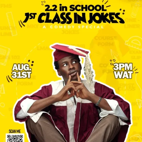 31 Aug. 2024, 2.2 In Jokes, First Class in Comedy – A Comedy Special