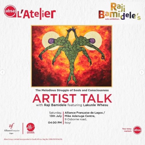 13 July. 2024, Artist Talk With RajI Bamidele Featuring Lakunle Whesu