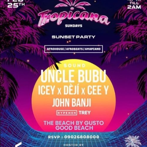 25 Feb. 2024, Tropicana Sunset Party