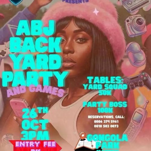 26 Oct. 2025, ABJ Backyard Party and Games – Abuja