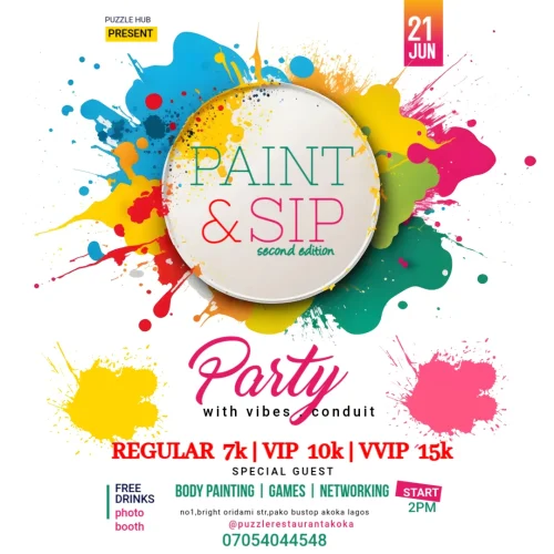 21 Jun. 2025, Paint & Sip Second Edition