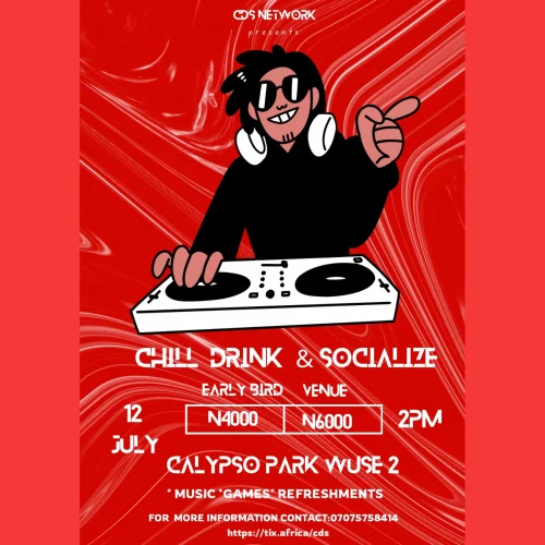12 Jul. 2025, Chill Drink & Socialize – Abuja