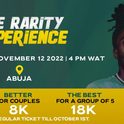 12 Nov. 2022, The Rarity Experience – Abuja